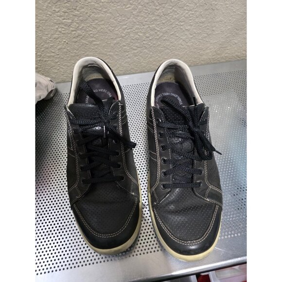 Mephisto Hero Perf Mens Size 10 Black Leather Casual Work Dress Sneakers Shoes - Picture 2 of 7